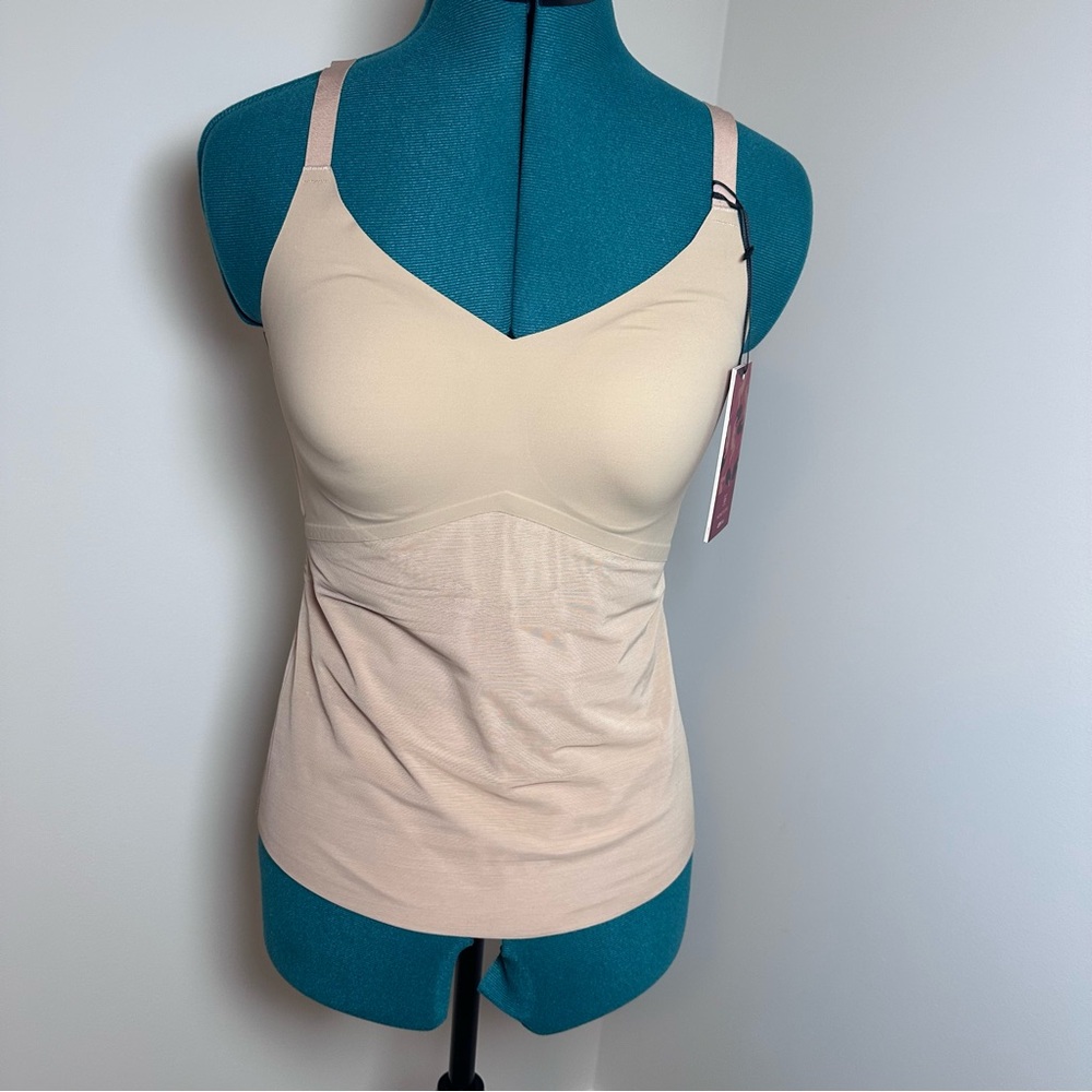 Honeylove LiftWear Cami Tan Adjustable Supportive Shapewear - Size Medium